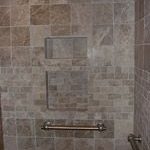 granite bathroom wall
